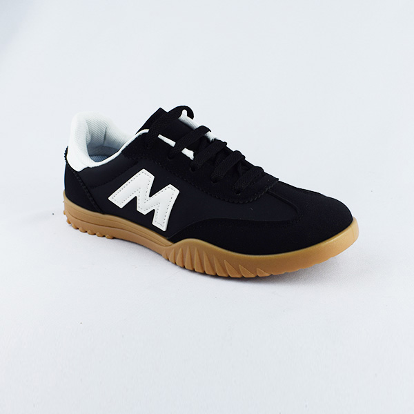 Basket sneakers pour femme 612025 noir...............  espadrille basket femme Maroc